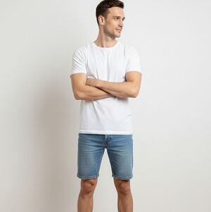 🍀Levi's 505 Blue Denim Jean Shorts Mens W32 Jorts